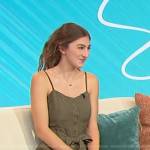 Sophia Mitri Schloss’s green jumpsuit on Sherri