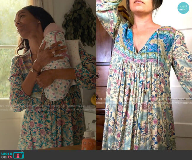 Spell Oasis Boho Dress worn by Amy Wheeler (Zoe Saldana) on From Scratch