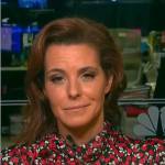 Stephanie’s black and red floral top on NBC News Daily