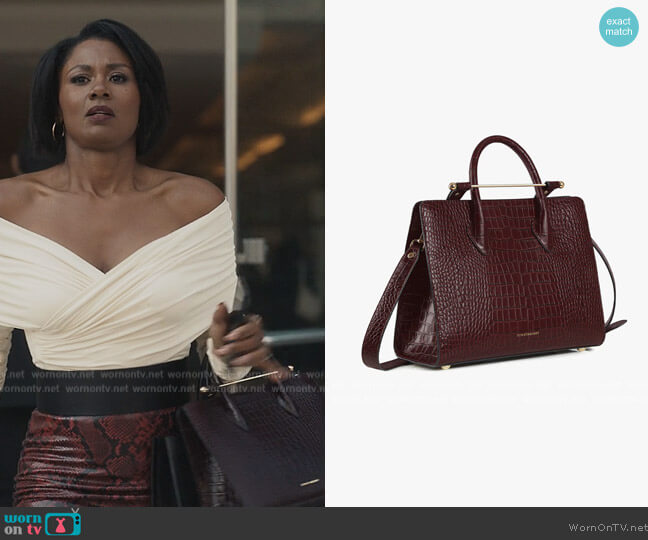 Strathberry The Strathberry Midi Tote worn by Jax Stewart (Emayatzy Corinealdi) on Reasonable Doubt