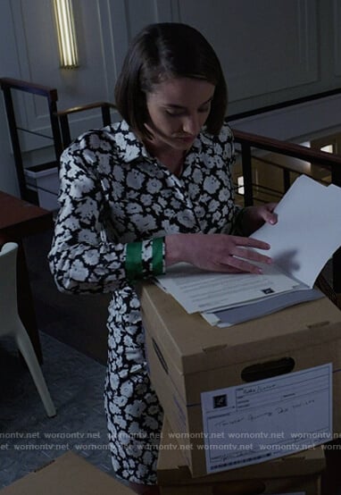 Susan’s floral print dress on The Good Fight