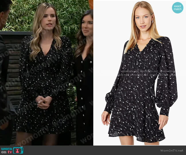 Ted Baker Gemmi Dress worn by Sasha Gilmore (Sofia Mattsson) on General Hospital
