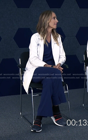 Teddy’s grey leopard sneakers on Greys Anatomy