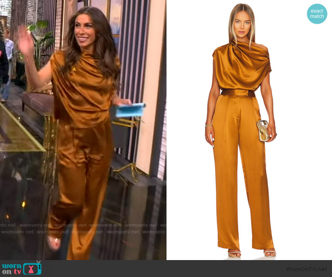 The Sei Draped Top worn by Alyssa Farah Griffin on The View
