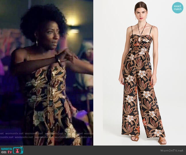 Ulla Johnson Khalida Jumpsuit worn by Nova Bordelon (Rutina Wesley) on Queen Sugar