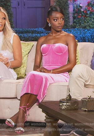 Venita’s velvet reunion dress on Southern Charm