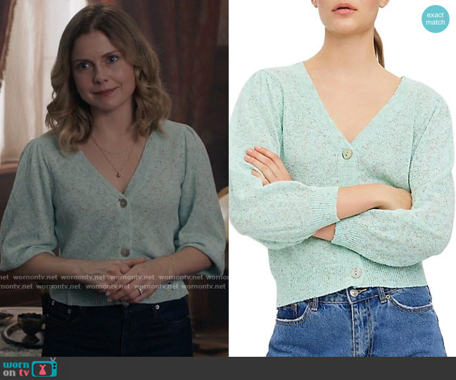 Vero Moda Annie Knit Cardigan worn by Sam (Rose McIver) on Ghosts