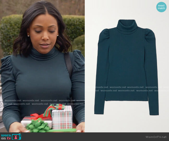 Veronica Beard Cedar Top worn by Kayla Taylor-Roman (Meagan Holder) on Monarch