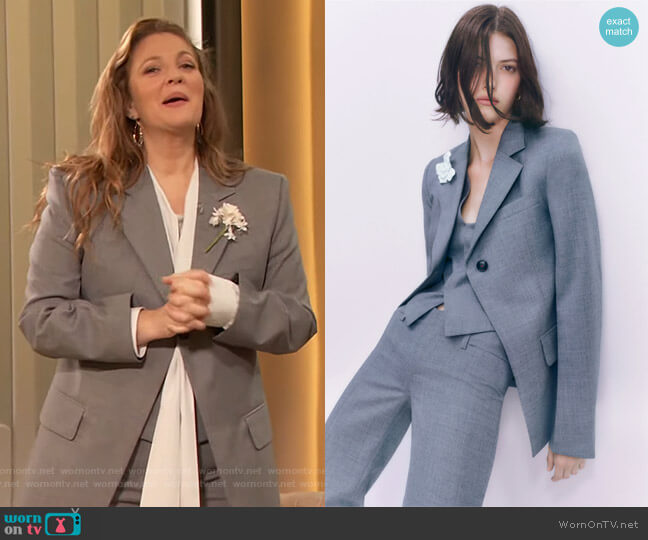 Victoria Beckham 2023 Resort Collection worn by Drew Barrymore on The Drew Barrymore Show