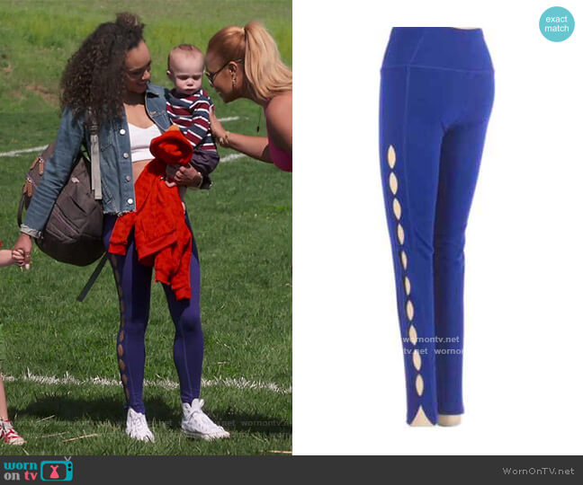Victoria Secret Sport Knockout Leggings worn by Ashley Darby on The Real Housewives of Potomac