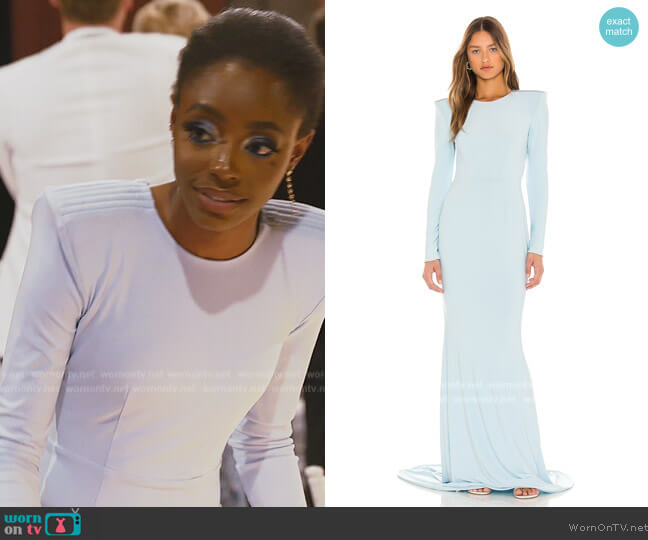 Zhivago Forte Gown worn by Venita Aspen on Southern Charm