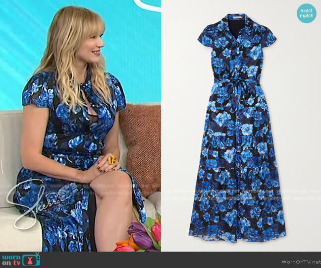 Alice + Olivia Miranda floral-print dress worn by Jewel on Sherri