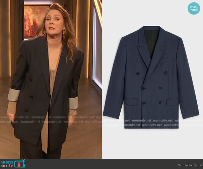 Celine Jude Jacket worn by Drew Barrymore on The Drew Barrymore Show