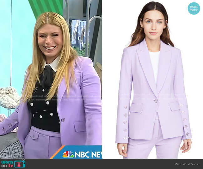 Veronica Beard Fogg Dickey Jacket worn by Jill Martin on Today
