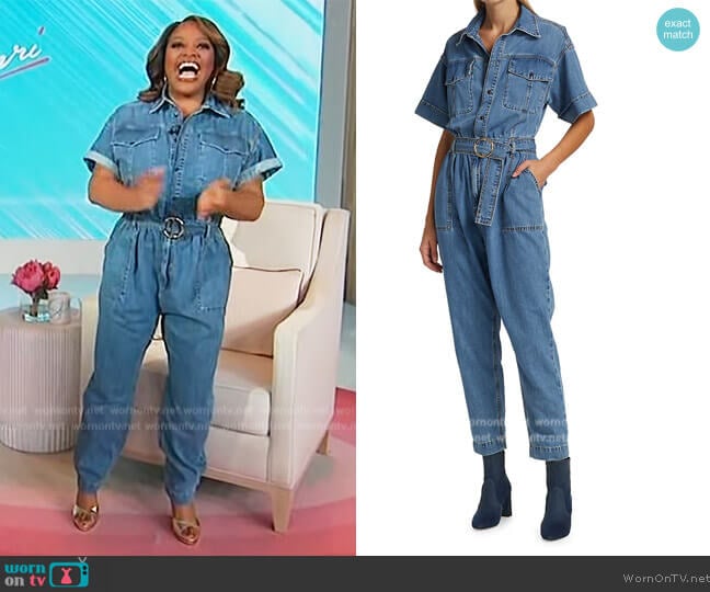Frame Arie Jumpsuit worn by Sherri Shepherd on Sherri