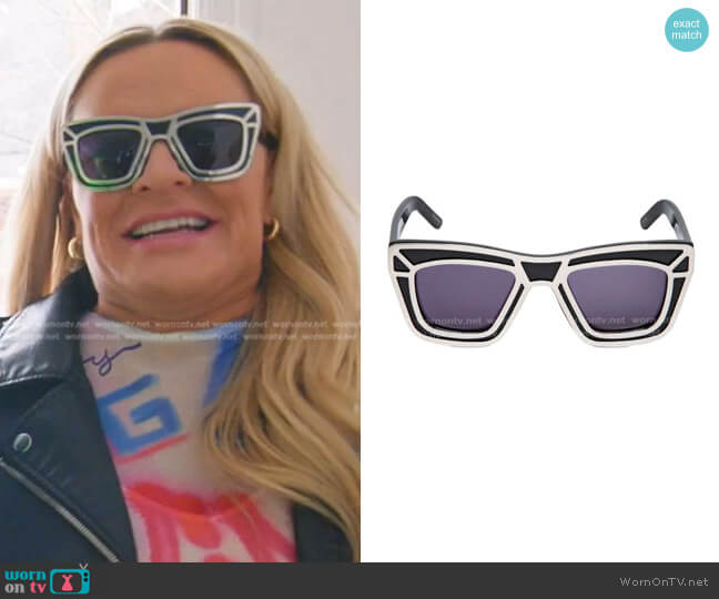 Ksubi Scorpius Metal & Acetate Sunglasses worn by Heather Gay on The Real Housewives of Salt Lake City