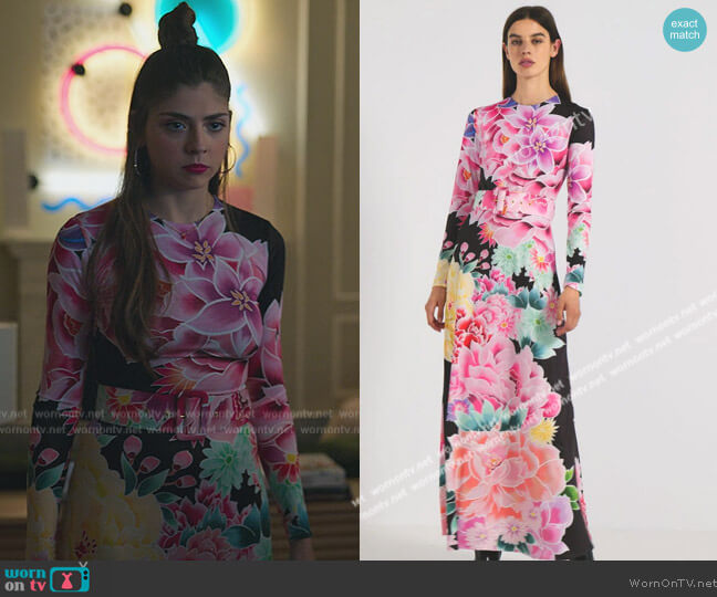 Desigual Maxi Dress worn by Sara (Carmen Arrufat Blasco) on Elite