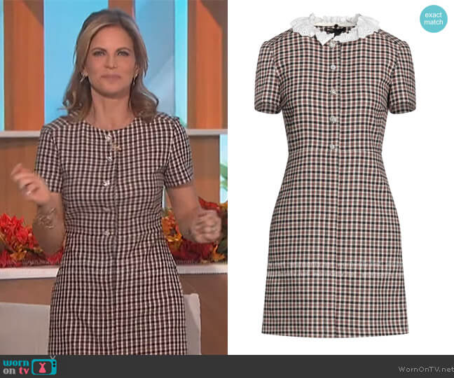 Maje Short Dress worn by Natalie Morales on The Talk
