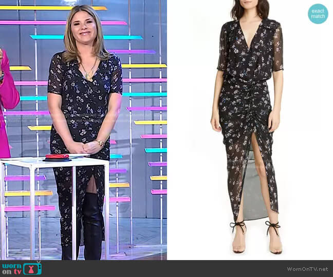 Veronica Beard Mariposa Dress worn by Jenna Bush Hager on Today