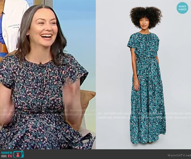 Mirth Vienna Maxi Dress worn by Carly Riordan on Tamron Hall Show