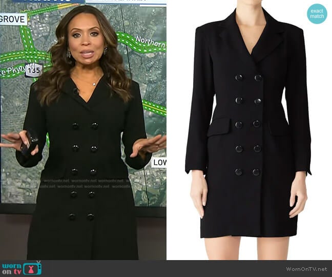 Desperado Coat Dress Nanette Lepore worn by Adelle Caballero on Today