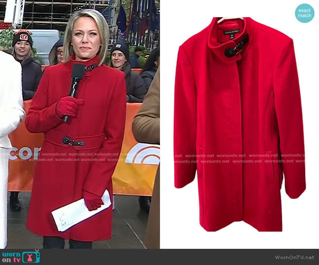 Preston & York Cardinal Coat worn by Dylan Dreyer on Today