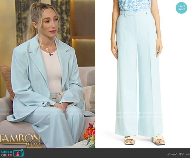 Samsoe Samsoe Kai Trousers worn by Aurora Culpo on Tamron Hall Show