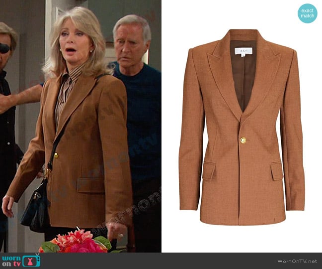 A.L.C. Sedgwick Single-Breasted Blazer worn by Marlena Evans (Deidre Hall) on Days of our Lives