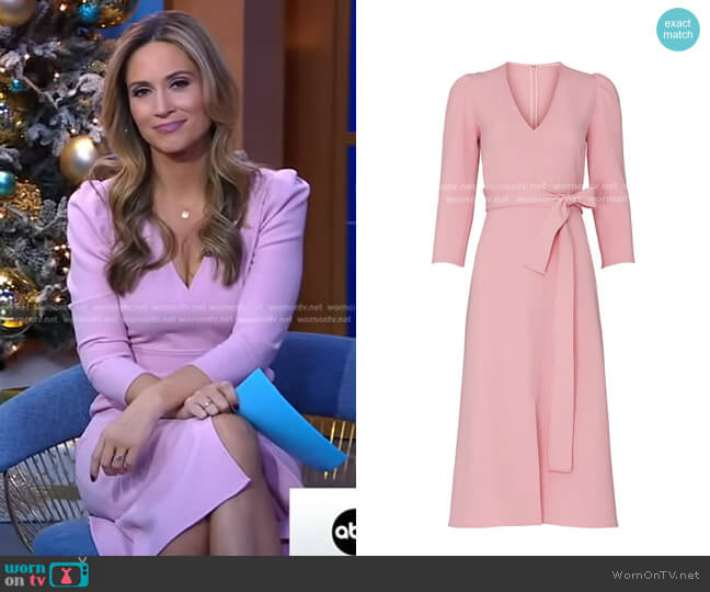 Shoshanna Damia Dress worn by Rhiannon Ally on Good Morning America