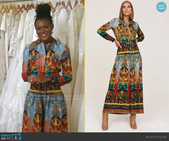 Stella Jean Printed Jumpsuit worn by Janai Norman on Good Morning America