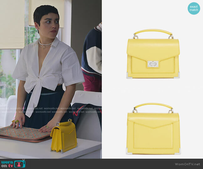 The Kooples Mini Emily Bag worn by Ari Blanco (Carla Diaz) on Elite