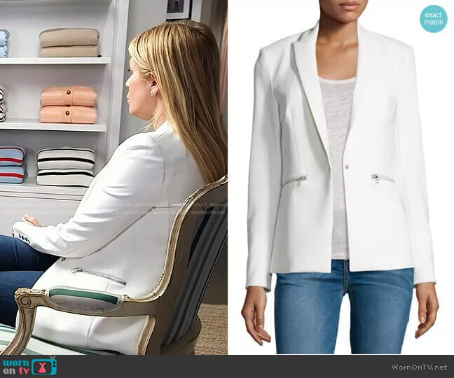 Veronica Beard Bi-Stretch Scuba Jacket worn by Jill Martin on Today