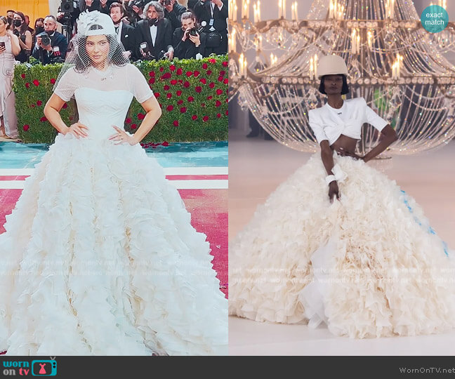 Off White Custom Dress worn by Kylie Jenner (Kylie Jenner) on The Kardashians