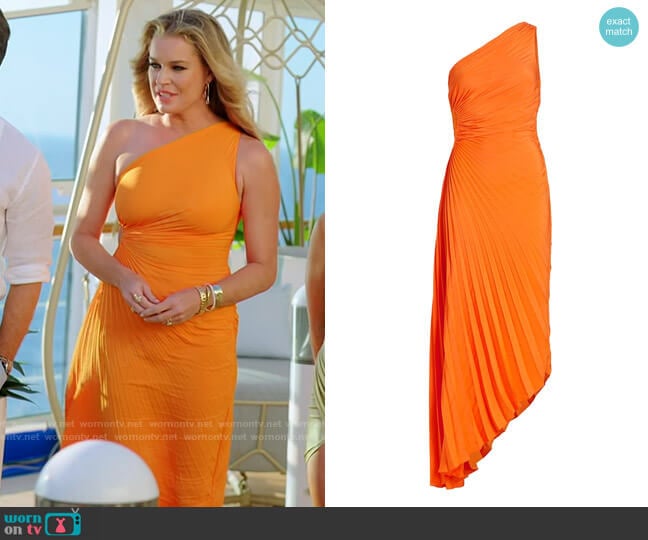 A.L.C. Delfina Dress worn by Rebecca Romijn on The Real Love Boat