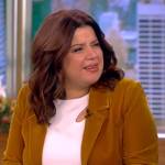 Ana’s gold velvet blazer on The View