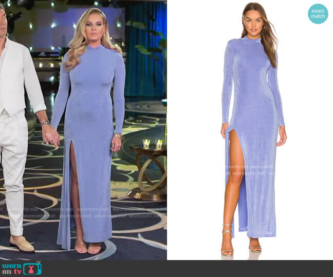 Atoir The Venice Dress in Ultramarine worn by Rebecca Romijn on The Real Love Boat
