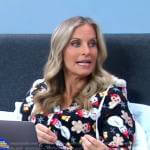 Becky Worle’s black snowman print onesie on Good Morning America