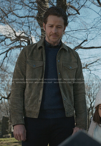 Ben’s green suede jacket on Manifest