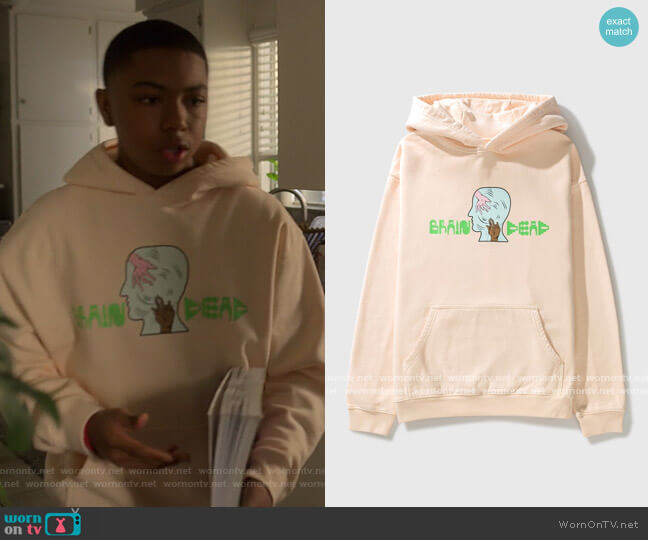 Brain Dead Handheld Hoodie worn by (Thaddeus J. Mixson) on Reasonable Doubt