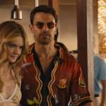 Cameron’s red printed shirt on The White Lotus