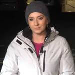 Christina Ruffnini’s padded jacket on CBS Mornings