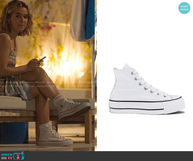 Converse Chuck Taylor All Star Lift Hi Sneaker worn by Portia (Haley Lu Richardson) on The White Lotus