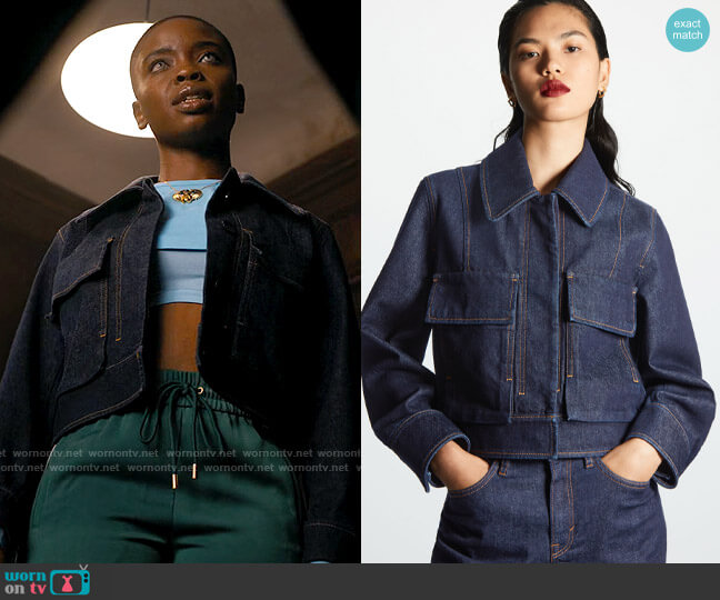 WornOnTV: Bianca's denim jacket on Wednesday | Joy Sunday