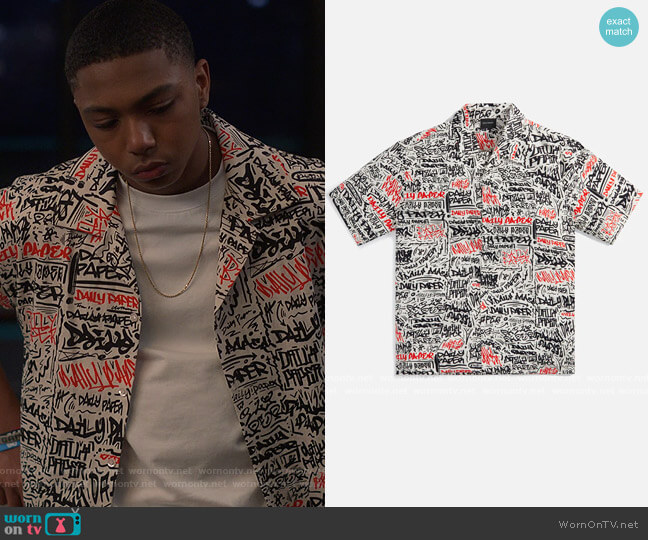 Daily Paper Movan Shirt worn by (Thaddeus J. Mixson) on Reasonable Doubt