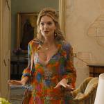 Daphne’s orange floral midi dress on The White Lotus