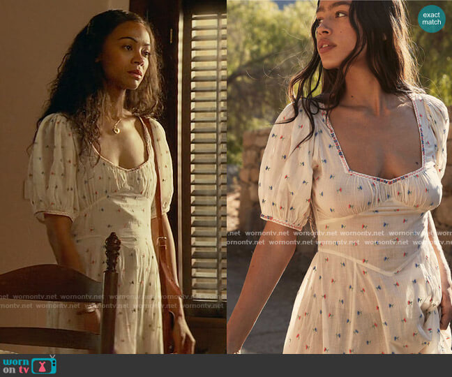 Doen Tetra Dress worn by Amy Wheeler (Zoe Saldana) on From Scratch