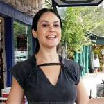 Donna’s black v-neck tee on Today