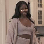 Dorothy’s teddy cardigan set on The Real Housewives of Potomac