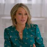 Dylan’s tel green printed dress on Today