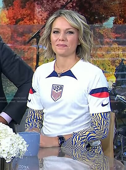 Dylan’s white USA tee on Today